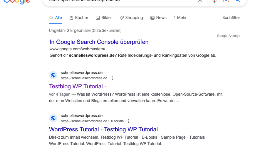 SERP-WordPress