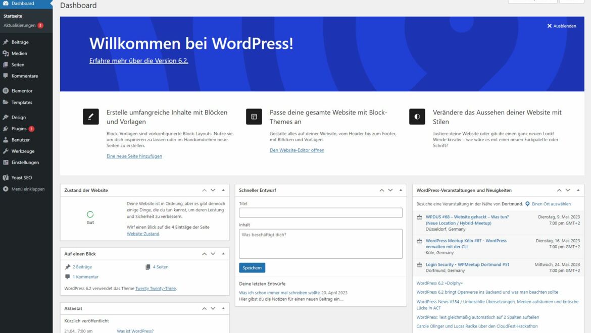 wordpress-dashboard